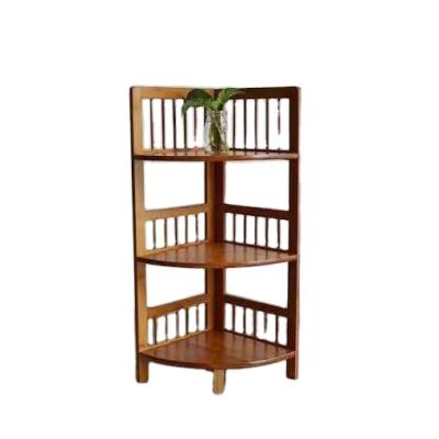 China Sustainable High Quality Durable Using 3 Tier Various Storage Corner Shelf Rack for sale