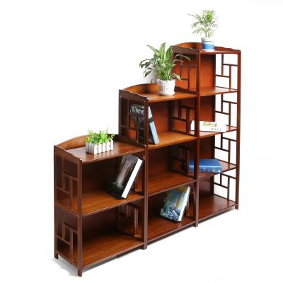 China Sustainable High Quality Durable Using Various Bamboo 5 Layer Home Wholesale Bookcases for sale