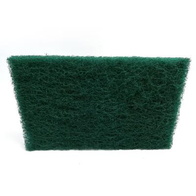 China Durable Industrial Green Nylon 8698 Abrasive Floor Cleaning Scrubber Pad , Kitchen Dish Cleaning Scrubber Scrub Cloth for sale