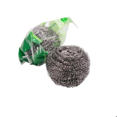 China Good Quality Sustainable Economical Flat Kitchen Cleaning Durable Stainless Steel Scourer Balls for sale