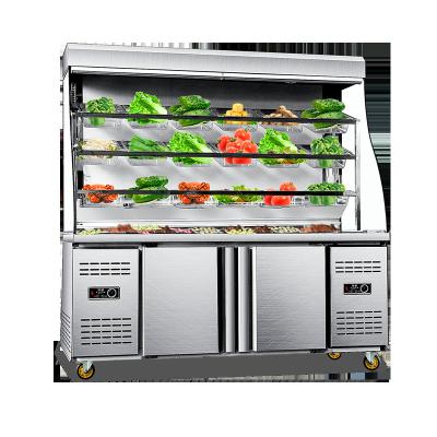 China Cold Storage and Displaying Good Quality Various Beverage Showcase Cabinet Refrigerator Large Commercial Prep Table Refrigerator for for sale