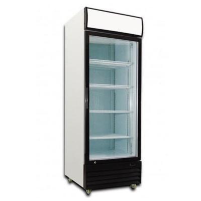 China 2021 Straight Single-temperature Beverage Display Glass Door Refrigerator Beer Display Cabinets Refrigeration Equipment for sale