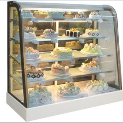 China New Design Binghe Pastry Display Bread Cake Display Refrigerator Arc Glass Door Cold Storage and Cooling Showcase for sale