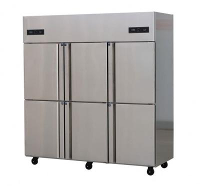 China Six Doors Low Price Meat Cooler 6 Doors Commercial Drink Fridge for sale