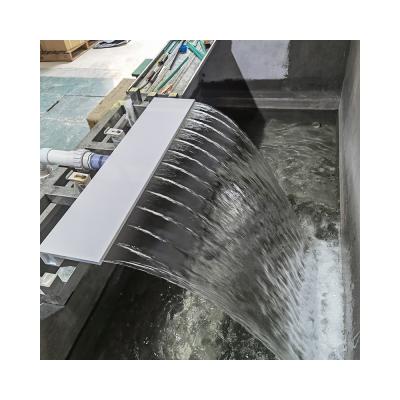 China Water Flow Factory Price Outdoor Home Pool With Natural Waterfall Low Price Sale for sale