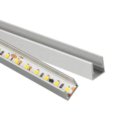 China Decorations 8mm Led Aluminum Profile Led Light Glass Shelf For Lighting Display for sale