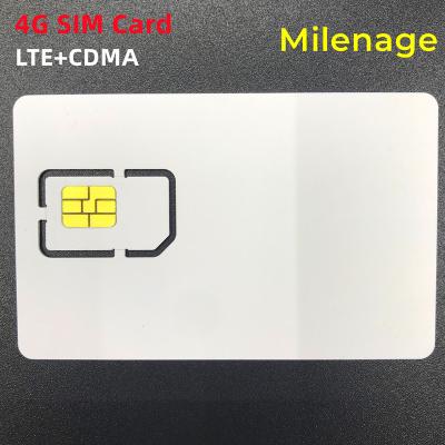 China Mobile Phone Rewritable Good Quality 128k 2G 3G 4G White LTE+CDMA SIM Card 3 in 1 for Mobile Phone for sale