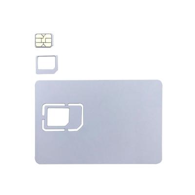 China Cell Phone Cheap Price Good Quality 3 in 1 Blank 4G Sim Card High Quality Smart 4G Lte Sim Card Suite for sale