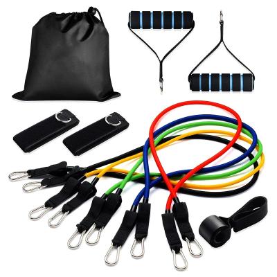 China Home Exercise Cheap Workout Exercise Fitness 11 Pcs Pull Up Band Resistance Bands Heavy Duty Set for sale