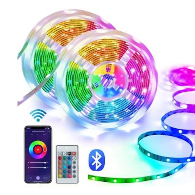 China LANDSCAPE RGB LED Strip Lights WIFI Music TV Backlight Flexible Waterproof Decoration Luces Outdoor Smart Christmas Lights for sale