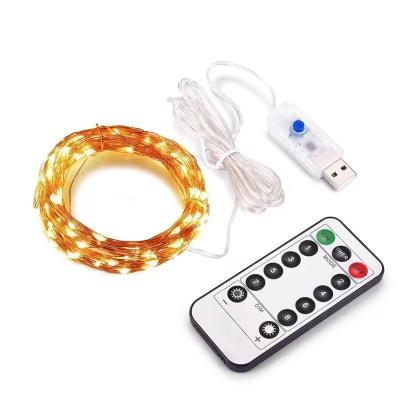 China Commercial Use Battery Copper Wire LED String Lights for sale