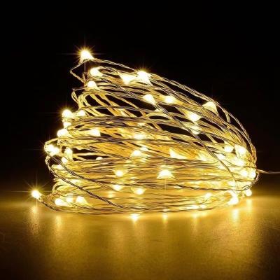 China Commercial Decor Christmas Use Mini Rice Chain Copper Wire Series Flexible Fairy Led String Lights for sale