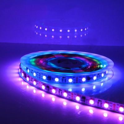 China Project Wholesale 12V 5M Outdoor Flexible 5050SMD RGB Waterproof Led Strip Lights for sale