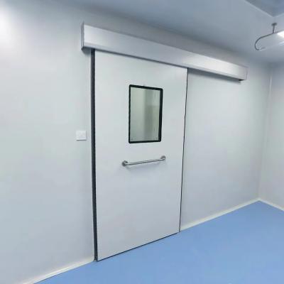 China Factory Gmp Honeycomb Cleanroom Sliding Door Airkey Door Pharmaceutical Cleanroom Door For Pharmacy Hospital Lab for sale