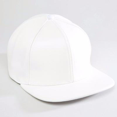 China Daijun OEM JOINT hot sales 100%cotton white in plain white top button custom high quality blank snapback cap for sale