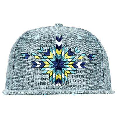 China JOINT wholesale high quality acrylic plastic buckle washed flower embroidery logo custom snapback hats for sale