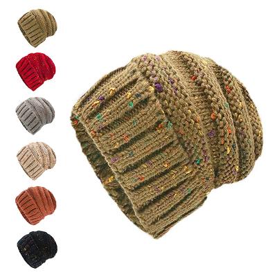 China COMMON New Arrival Knitted Beanie Hat Wholesale Wool Beanie Knitted Hat Wholesale Women Custom Knit Hats for sale