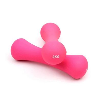 China High Quality Weight Lfiting PVC Coated Vinyl Dipping Dumbbell For Sale for sale