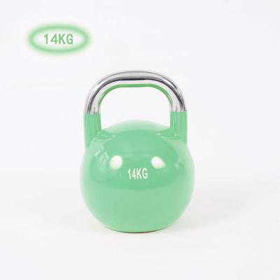 China Portable Wholesale High Quality Colorful Steel Competition Kettlebells for sale