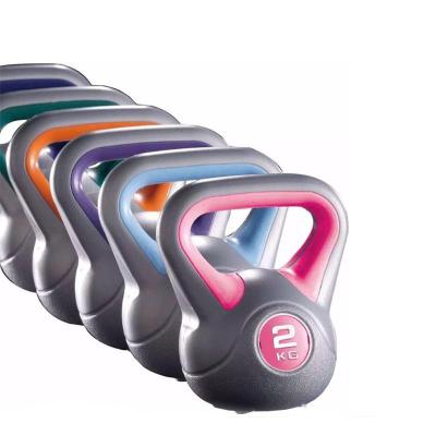 China China Supplier Custom Competition Kettlebell Comfortable Golden PE+cement With Logo for sale