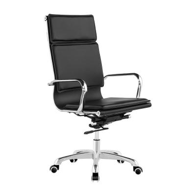 China High Back Height Swivel Adjustable Revolving Leather Executive Office Chair for sale