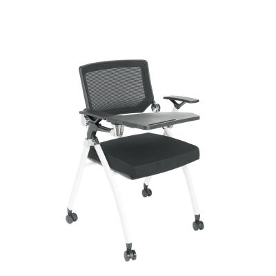 China Manufacturers china wholesale foldable training chairs with writing tablet student chair for sale