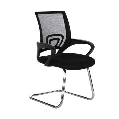 China With Armrest Ergonomic Personal Computer Chair With Sled Base Chromed Modern Minimalist Dorm Mesh Chair For Student Teacher for sale