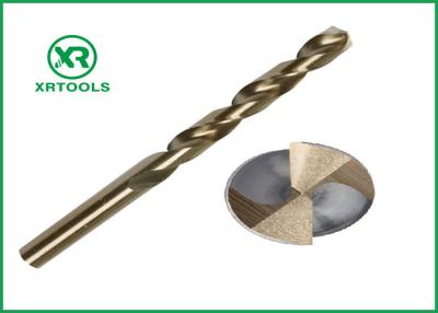 China Straight Shank HSS Drill Bits DIN 338 M35 Cobalt Twist For PVC / Hardened Iron for sale