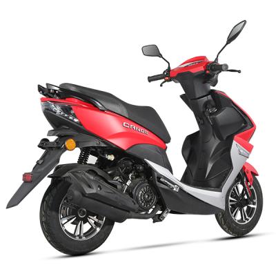 China 2021 cheap single cylinder four stroke gas scooter moped motorcycle with EEC, EPA, DOT 100/60-12 100/60-12 for sale