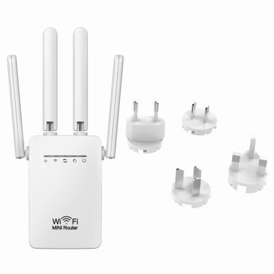 China Home Wifi Repeater 300Mbps 2.4G Wifi Channel Supplement Router Wi-Fi Signal Booster Amplifier Home Wireless Repeater for sale