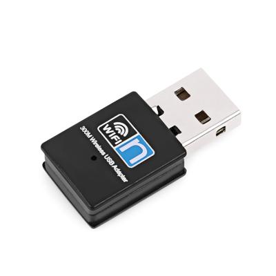 China 300Mbps Mini USB Wifi Network Card 802.11n WI fi Wireless LAN USB Adapter Receiver Dongle Desktop WiFi Adapter for sale