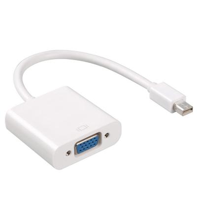 China MultipleInterfaces Mini Support DP To VGA Adapter Cable Mini Displayport Thunderbolt To VGA Converter 1080P Cable for sale