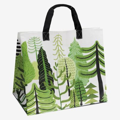 China Colors Eco - Friendly Custom Grocery Bag Reusable Laminated Polypropylene Nonwoven Shopping Bags for sale