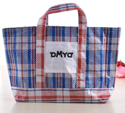 China Handled Woven Bag, Film Covered Folding Shopping Bag, Customized PP Woven Handbag for sale