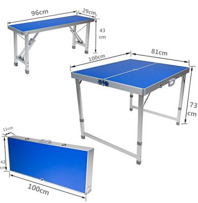 China Contracted Folding Table Outdoor Aluminum Folding Tables And Folding Chairs for sale