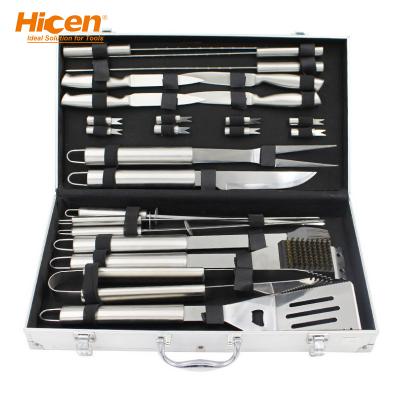 China Hicen Kitchen Accessories Easily Cleaned BBQ Set Stainless Steel Tool Bonny Bulk Kitchen Utensil Gadget for sale