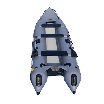 China Warter Sports 74 Inch PVC Durable Inflatable Kayak Inflatable Rafts Fishing Rowing Air Boat With Oars And Pump for sale