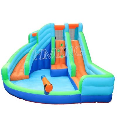 China Family Party Durable Easy Setup Inflatable Castle Bouncer House With Slide Pool For Kids for sale