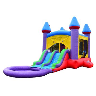 China Children Play Central Wholesale Children's Family Entertainment Inflatable Jumping Castle With Slide for sale