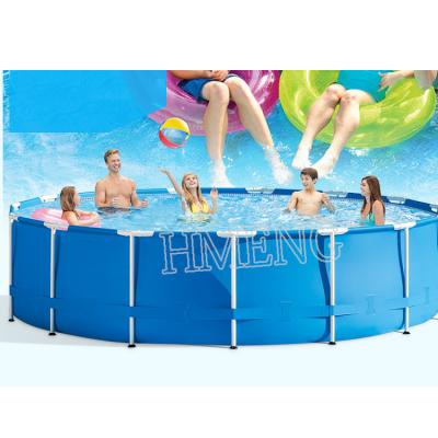 China Easy Install Durable Portable Movable Inflatable Pool Over PVC Ground Pool And Accessories for sale