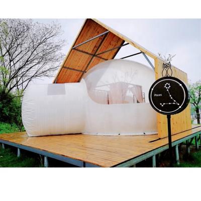 China Durable Commercial Inflatable Clear Outdoor Bubble Dome House Transparent Round Tent for sale