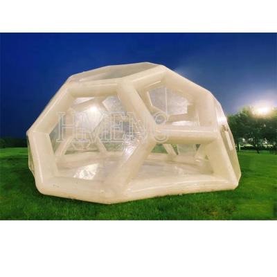 China Durable Customized Size Football Training Inflatable Bubble Football Diamond Dome Tent for sale