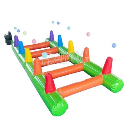 China Kids Play Center 2022 New Design Colorful Team Building Game Inflatable Floaty Ball Game For Kids And Adults for sale