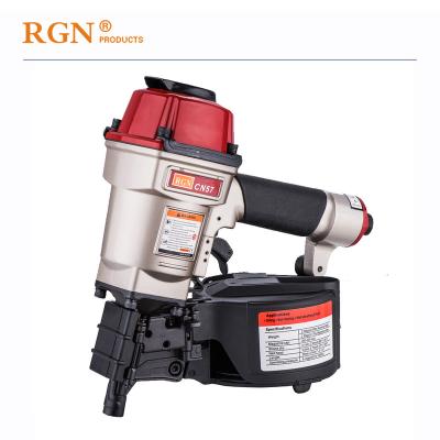 China RGN Air Nailer Gun CN57 For Industrial Construction With Siding Coil Nails 300~350 Nails for sale