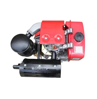 China Air Cooled 418cc HR186FAE Air Cooled Diesel Engine 10hp 12hp 14hp 18hp for sale