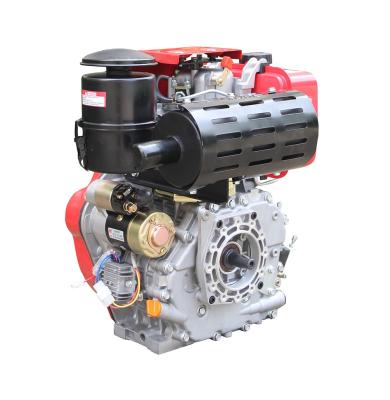 China Air Cooled 418cc HR186FAE Air Cooled Diesel Engine Single Cylinder 10hp for sale