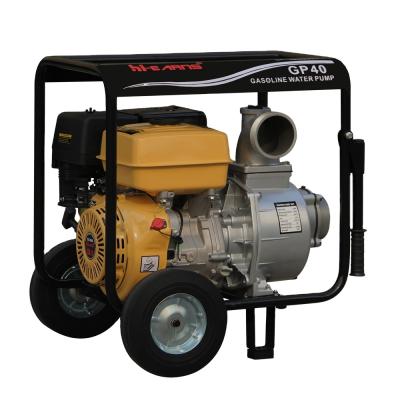 China Developing World Water Solutions 4 Inch Gasoline Portable Water Pump With Motorized Gasoline for sale