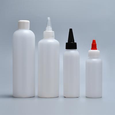 Chine 30ml 60ml 100ml 120ml 250ml 500ml clear empty glue pe soft plastic squeeze bottles with Applicator à vendre