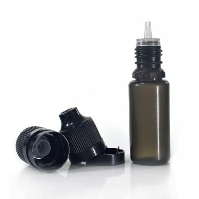 China Stock 30ml 50ml 100ml black bottle light-proof ldpe plastic bottles with drip tips en venta