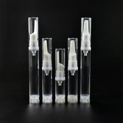 Chine Easy to carry 5ml 10ml 15ml AS plastic airless emulsion eye cream pump bottle à vendre